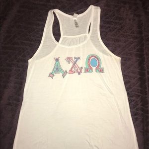 Alpha chi omega tank top